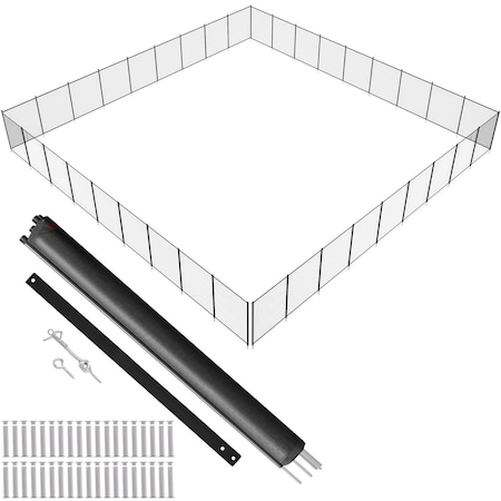 Vevor Pool Fence 4 x 108 FT Removable Pool Fences for Inground Pools Outdoor NLSSHL4108