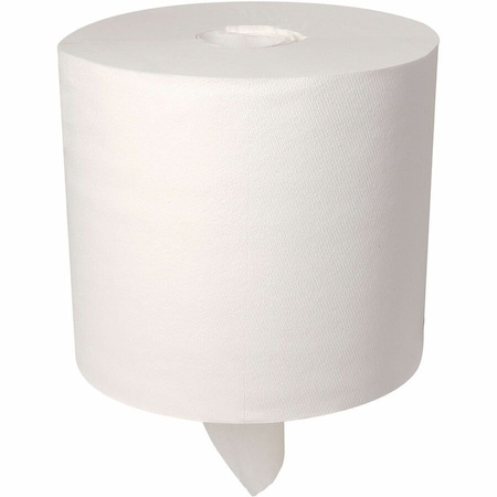 Georgia-Pacific Sofpull Center Pull Paper Towels, 1 Ply, 567 Sheets, 700 ft, White, 4 PK 28143