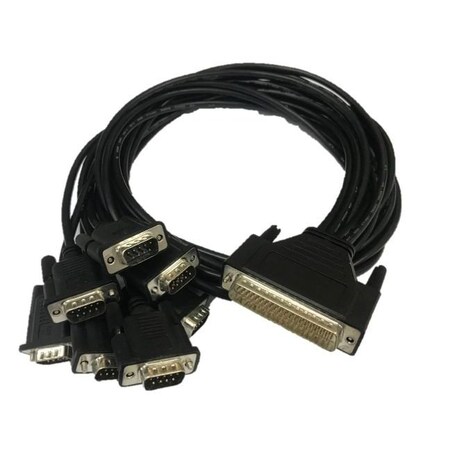 Advantech 1m Male DB-78 to 8x Male DB-9 Cable OPT8J-AE
