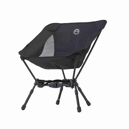 Overland Vcl Overland Chair, Bucket; Folding; Black; Aluminum Frame/ Canvas Fabric; Without 30100040
