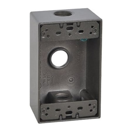 Hubbell Me Brz Wp 1G Out Box FSB50-3-BR