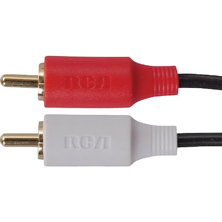 Rca 10 Ft. Black Stereo Audio Cable AH910R