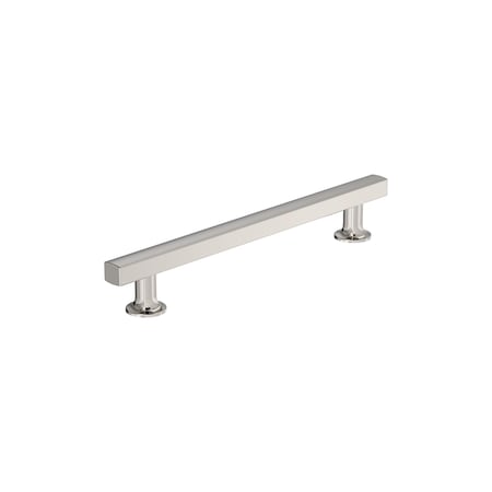Amerock Everett 6-5/16 inch 160mm Center-to-Center Polished Nickel Cabinet Pull BP37106PN