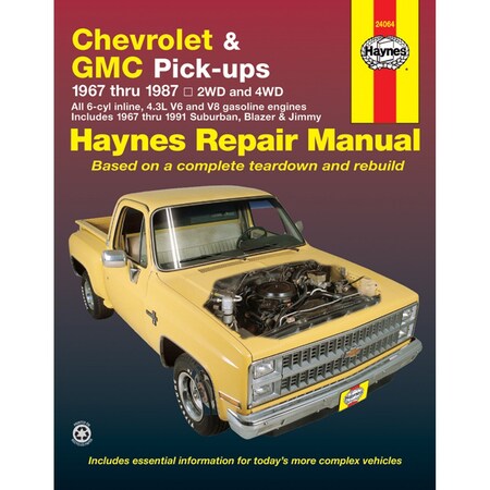 Haynes Manuals CHEV & GMC PICK-UP 67-87 24064