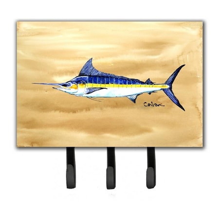 Carolines Treasures Swordfish On Sandy Beach Leash and Key Holder 8754TH68