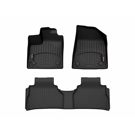 Weathertech Black Front and Rear Floorliners, 2025 Nissan  Muran 441926-1-2