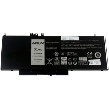 Axiom Li-Ion 4-Cell Battery For Dell - 451-Bblk, 451-Bbln, 451-Bbqc 451-BBLN-AX