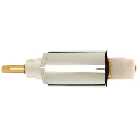 Danco Faucet Cartridge, Brass, Chrome Plated, 4-47/64 in L, For: Mixet Single Handle Tub/Shower Faucets 88200