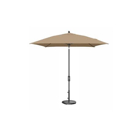 Treasure Garden 7.5 ft Square Patio Umbella, aluminum, fiberglass ribs, outdoor, Heather Beige UM847SQ-09 5476 Heather Beige