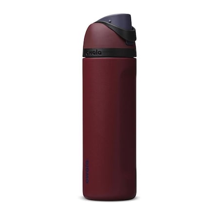 Owala FreeSip Vacuum Insulated Bottle 24 oz Burgundy BPA Free C08216