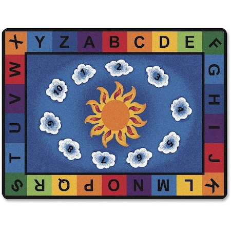 Carpets For Kids 9400 Sunny Day Learn & Play 5.83 ft. x 8.33 ft. Rectangle Carpet 9400