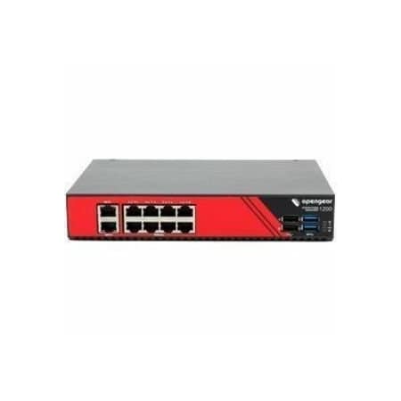 Opengear 8 SERIAL STRAIGHT PINOUT, 2X 1GBE WITH SFP, X86 1.4GHZ 4-CORE 2GB MEM 16GB SSD, OM1208-L-GLB