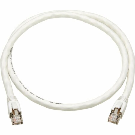 Eaton Tripp Lite Series Cat8 40G Snagless SSTP Ethernet Cable RJ45 M/M, PoE, White, 3 ft. 0.9 m N272-F03-WH