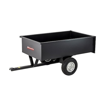 Milwaukee Hand Trucks Dump Cart, Black, Steel, 17 cu ft LC1700BM