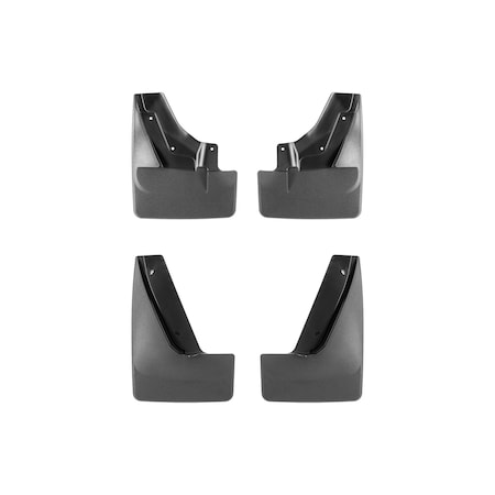 Weathertech Black, No Drill MudFlaps 110166-120177