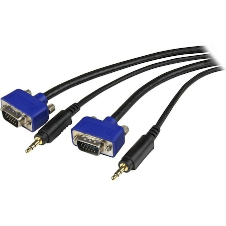 Startech.Com 6 ft Coax High Resolution Monitor VGA Cable w/ Audio - HD15 M/M MXTHQMM6A