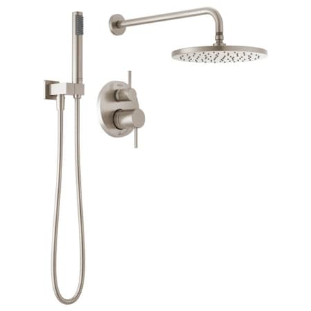 Delta Modern: Monitor 14 Series Shower with Raincan, Hand Shower & Rough Valve 342702-SP