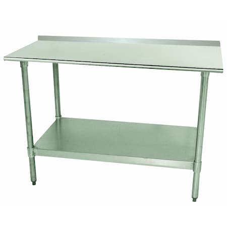 Advance Tabco Special Value Work Table 60 in.W x 30 in.D 18 gauge 430 stainless steel top TTF-305-X
