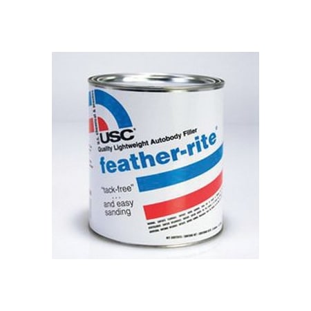 Us Chemical & Plastics FEATHER-RITE Lightweight Autobody Filler, 5 Gallon Pail-Air 21350.F00
