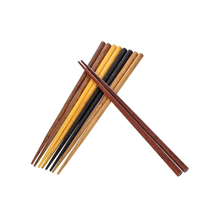 Heim Concept Organic Natural Hardwood Japanese Reusable Wood Chopsticks - Pair of 8 8PCCS-125