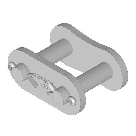 Senqcia Inspire Series SBR Single Strand Cottd Connecting Link, 120PCP chain, 1.5P, 2.1 OAW, .437 Pin 120PCP2CL