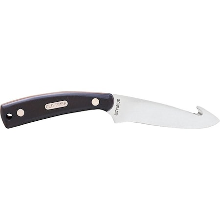 Taylor Precision Products SCHRADE Blade Knife, 3-1/2 in L Blade, 0.15 in W Blade, High Carbon Stainless Steel Blade, Black Handle 158OT