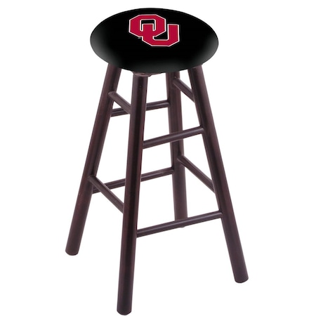 Holland Bar Stool Co Maple Counter Stool, Dark Cherry Finish, Oklahoma Seat RC24MSDC