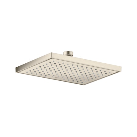 Axor ShowerSolutions Showerhead Square 245/185 1-Jet, 2.5 GPM in Brushed Nickel 35370821