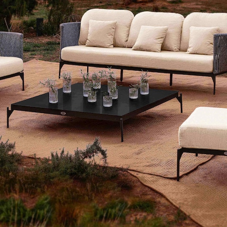 Skyline Design Boston Coffee Table with Glass 24154-CMA-GL