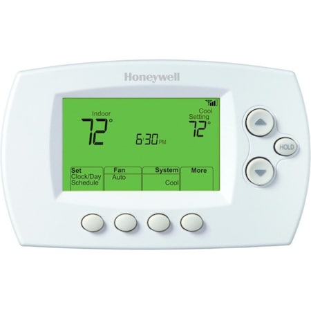 Honeywell Home 7-Day Programmable White Digital Thermostat RTH6580WF1001/W1