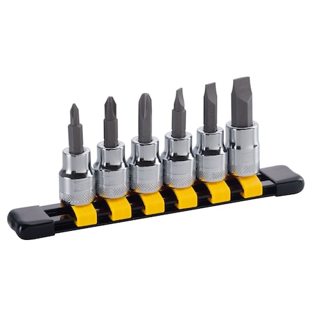 Dewalt Screwdriver Bit Socket Set, 3/8-Drive DWMT75422OSP