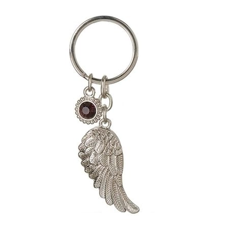 Roman 3.75 in. February Angel Wing Keychain, 4PK 19932