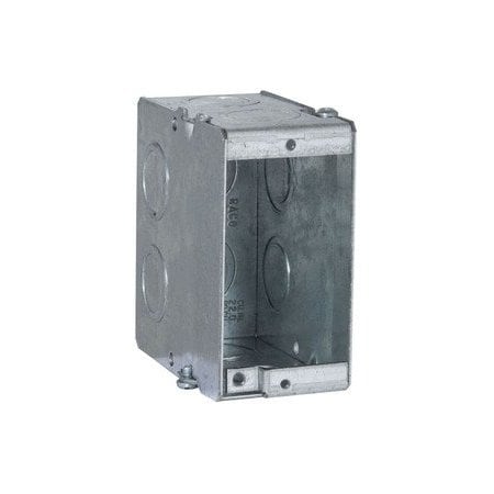 Hubbell 1-Gang Deep Cast Aluminum Box, (3) 1/2 in Hubs 689