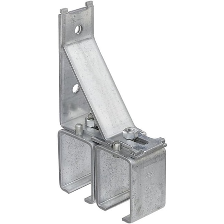 National Hardware Box Rail Bracket, 300 lb, Steel, Galvanized N104-471