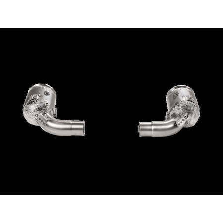 Overtime L-PO-SS-3 Link-Pipe Set with Catalytic Converter for 2019 Plus Porsche 911 Carrera OV3849791