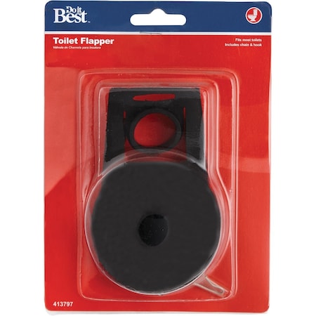 Do It Best Black Rubber Top Seal Tank Ball DIB836-46