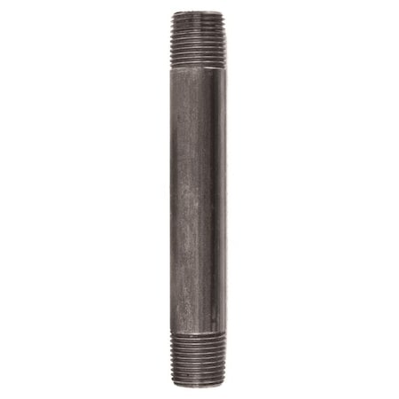 Stz Industries 1/2 in. MIP each X 1/2 in. D MIP Black Steel 5-1/2 in. L Nipple 300UP12X512