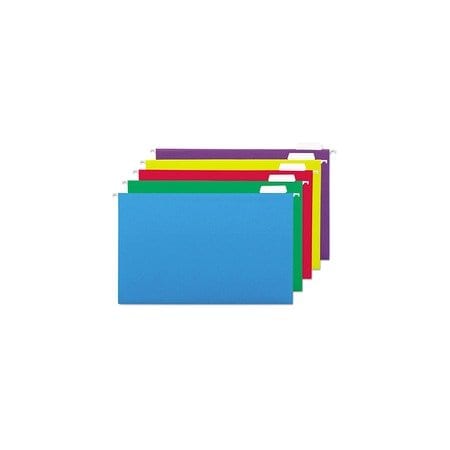 Universal Hanging File Folders, Assorted, 25PK UNV14221