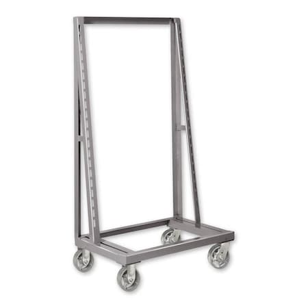 Pucel Single Sided A-Frame Truck, 35 in W x 25 in D x 65 1/2 in H, Gray S-AFT-R