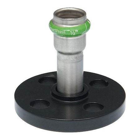 Apollo Strt, SS, Press-fit1/2in, Flange1/2in 123457017