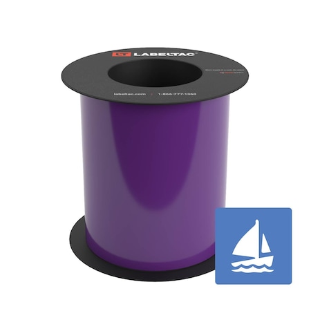 Labeltac Marine Supply 6in x 75ft LT9, Purple LT609MN-C