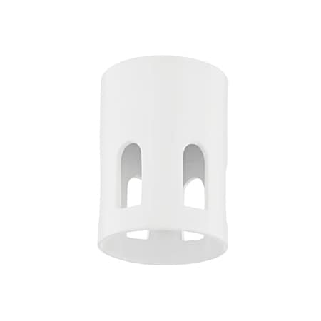 Mitzi Tatum 1 Light Flush Mount 6 In. Aged Brass/Ceramic Raw Matte White, square H474501B-AGB/CMW