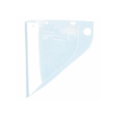 Honeywell Fibre-Metal High Performance Faceshield Window, Clear, Extended View, 19-3/4 in x 9 in 280-4199CL