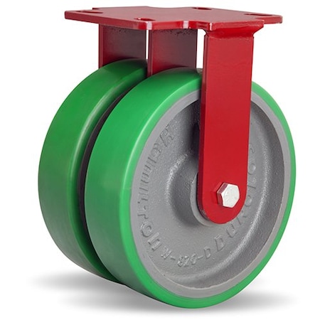 Hamilton Rigid Caster, Hs2 8X2 Dur R-HS2-8DB