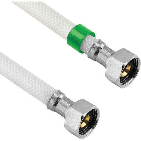 Westlake Pipe & Fittings 1/2'' FIPx1/2'' FIPx20'' L Braided Poly Vinyl Faucet Connector 10/1/2421