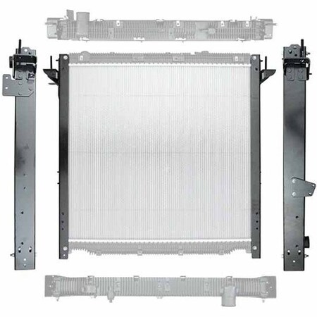 Ilc FREIGHTLINER CASCADIA 126 YEAR 2018 STEEL RADIATOR FRAME Replacement Hood FRTLNR CASC 126 2018 STEEL RADIATOR FRAME