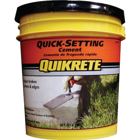 Quikrete 20 Lb. Commercial Grade Quick Setting Cement Repair 124020