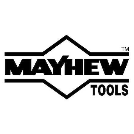 Mayhew Scraper, Carbon Steel Blade, 1/2 in W Blade, Composite Handle 14171