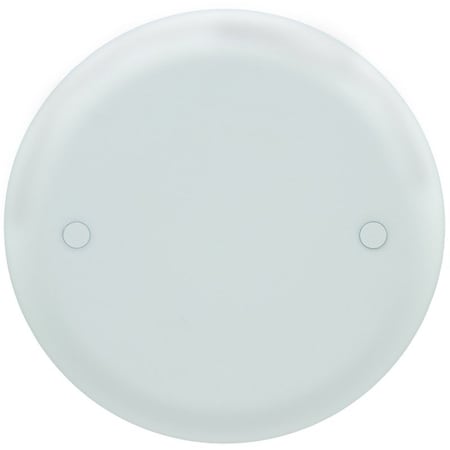 Carlon Box Cover, 4 in Dia, Round, Lexan, White CPC4WH