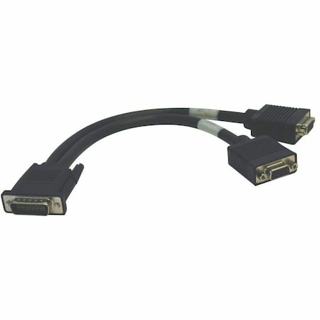 Tripp Lite Dual VGA Cable, DMS-59, Y Split, M, 2xF, 1ft P574-001